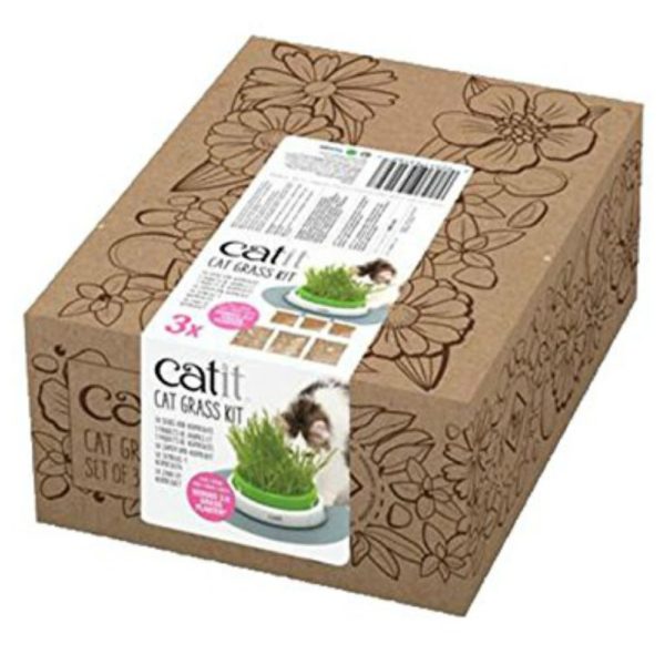 Catit Senses 2.0 Cat Grass Kit (Set of 3)