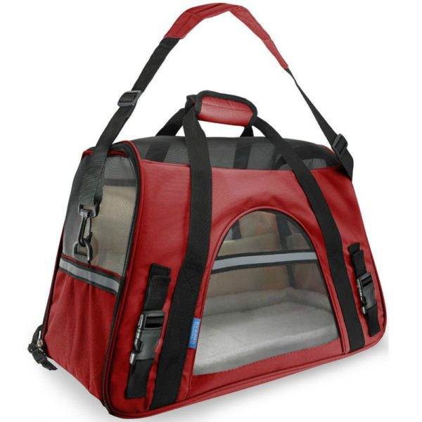 OxGord Airline Approved Pet Carrier with Fleece Bed