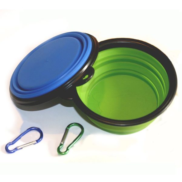 Comsun Collapsible Travel Food Water Bowl
