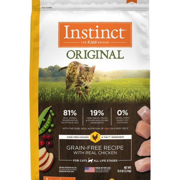 Instinct Original Grain Free Recipe Natural Dry Cat Food by Nature's Variety