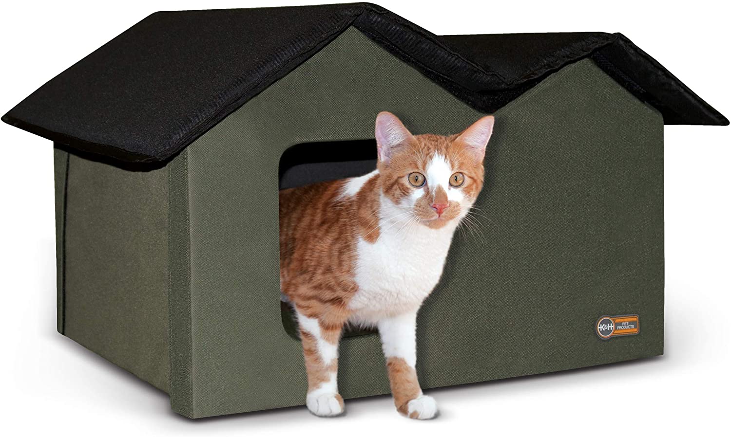 K&H Pet Products Unheated Outdoor Kitty House Extra-Wide