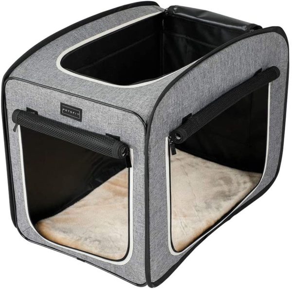 Petsfit Portable Pop-Up Pet Crate Carrier with a Carry Bag